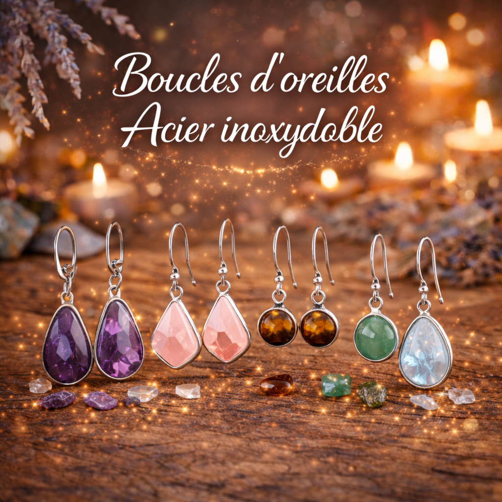 Boucles d'oreilles Acier inoxydable